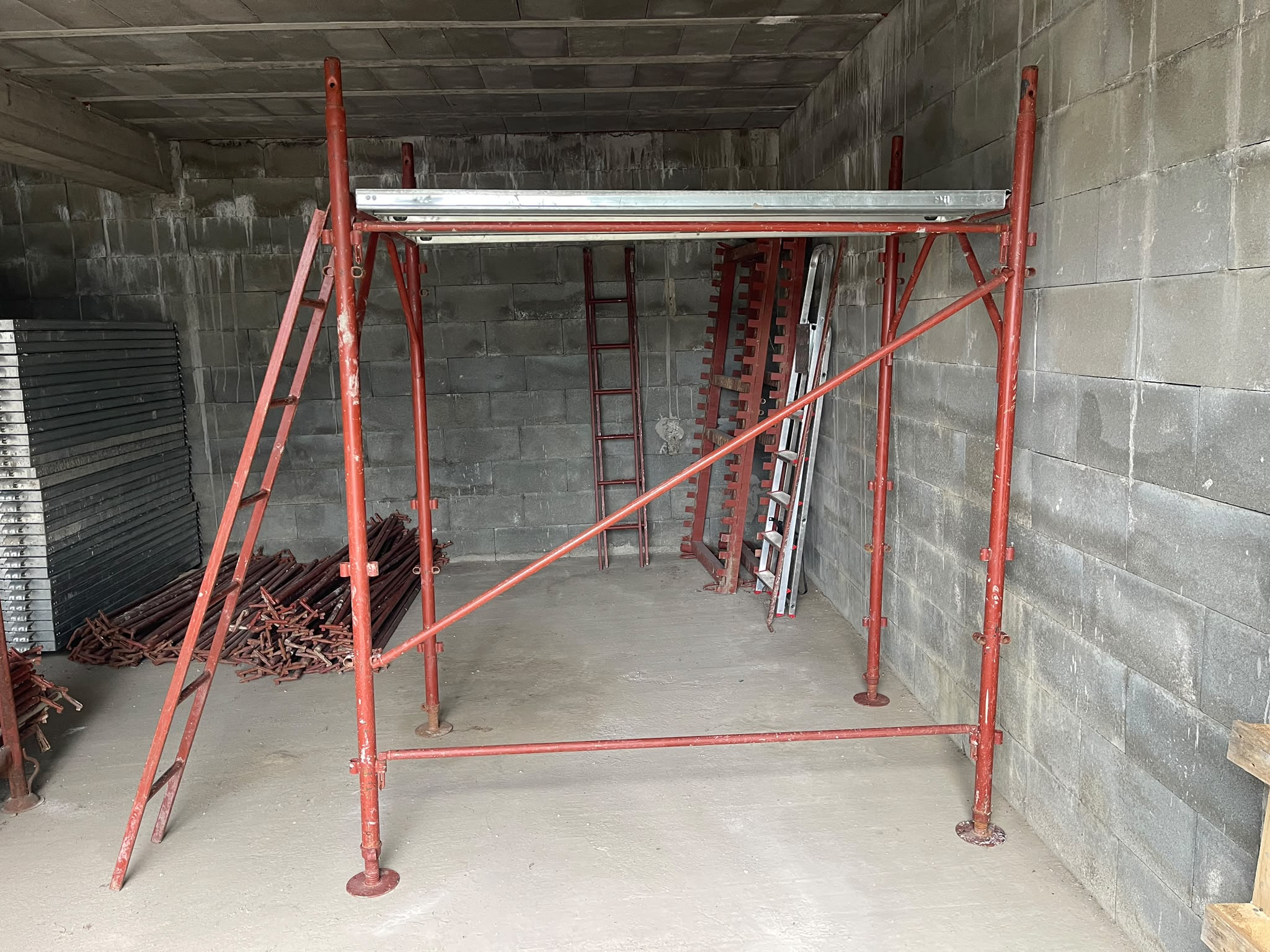 Tronson schelă metalică - componente